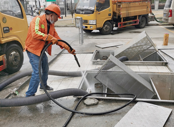 新竹镇隔油池清理